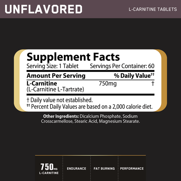L-Carnitine Tablets – Challenger Nutrition